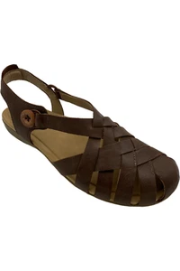 Earth Leather Fisherman Sandals Belita Rio Maple - Picture 1 of 3