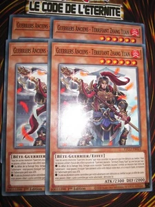 YU-GI-OH! PLAYSET (LOT DE 4) GUERRIERS ANCIENS TERRIFIANT ZHANG YUAN ETCO-FR021 - Picture 1 of 1