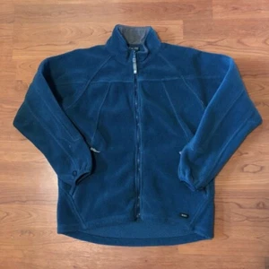 Kids Juniors REI Fleece Zip Front Blue Jacket Sweater L 12/14 - Picture 1 of 8
