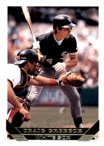 1993 Topps Gold Craig Grebeck Foil MLB Insert PWE White Sox #259 - Picture 1 of 2