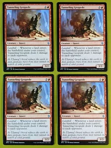 Tunneling Geopede x4 Battle for Zendikar 4x Playset Magic the Gathering MTG - Picture 1 of 1