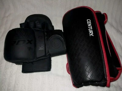 Guantes RDX MMA y espinilleras de kick boxxing. Foto 1 de 4