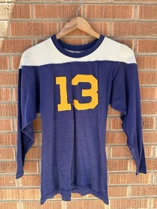 Vintage 1930’s Jersey ‘Lucky’ 13 Long Sleeve Tri Tone Color Rifle Colorado QB - Picture 1 of 9