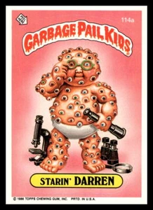 1985 VTG GPK Garbage Pail Kids Starin Darren 114a Copyright on Front 2* - Picture 1 of 2