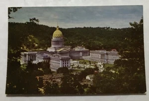 Vista aerea, vista nord nuovo State Capitol Building, W. Virginia. Cartolina (X1) - Foto 1 di 2
