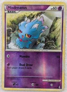 2011 Misdreavus #65 Call of Legends Reverse Holo Pokemon Card Common - Bild 1 von 9