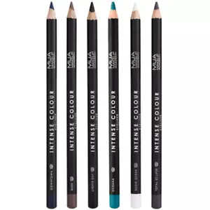 MUA Intense Colour Eye Liner Pencil Choose Shade Black Navy Blue Turquoise White - Picture 1 of 9