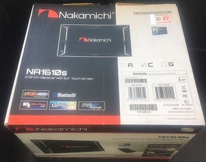 NAKAMICHI NA1610S 6.2"indash Touchscreen GPS Navigation Bluetooth/DVD/CD/AUX/USB - Picture 1 of 7