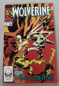 Wolverine #9 1989 Marvel Comics Direct Comic Book - Picture 1 of 11