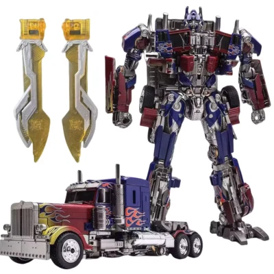 30CM Transformation Roboter Spielzeug Optimus Prime Star Commander Legierung Auto Film Anim