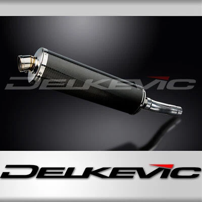 Triumph Speed Triple 955i 02-04 Slip On 18" Oval Carbon Exhaust Muffler Kit - Image 1 of 4