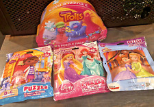 3 Disney 24 and 48 pcs "On The Go" Puzzles & "Trolls" 3 Puzzle Pack Kids Puzzle*