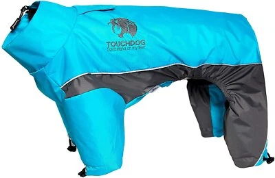 Touchdog Waterproof, 3M Reflective, Full-Bodied Adjustable Rain Jacket - Small