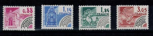 Série des Timbre Préoblitérés de France Préo N° PR 170 à 173 neuf ** MNH - Picture 1 of 1
