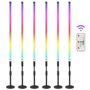 Rechargeable RGB LED Tube Lights 4-Pack for 360 Photo Booth Party & Events - Picture 1 of 17
