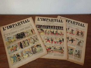 Supplément illustré L'IMPARTIAL DE L'EST  ANNEE 1908  15 numeros RARE - Picture 1 of 10