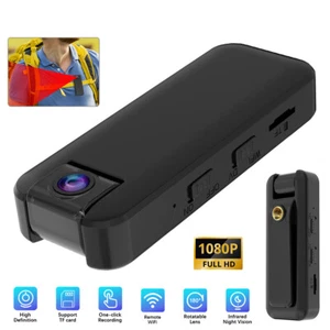 ~~HD 1080P Mini WiFi Camera Body Police Cam Law Enforcement Recorder Audio Video - Picture 1 of 14