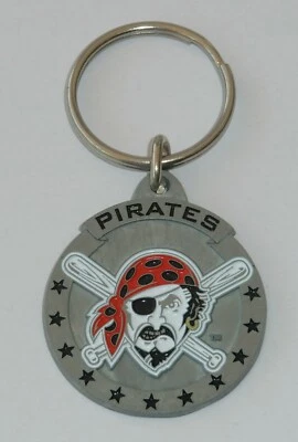 Pittsburgh Pirates 3-D Logo Metal Key Chain MLB Licensed Baseball - Image 1 of 4