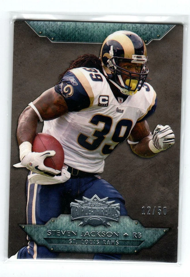 2012 Topps Triple Threads Onyx #65 Steven Jackson 50 (ref 194410) - Image 1 of 1