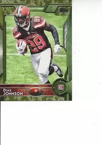 Duke Johnson 2015 Topps Camo #399 radiocontrol #448 Cleveland Browns - Imagen 1 de 1