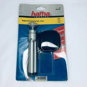 Hama Digitales Fotozubehör 3-teiliges Set: Stativ, Kartenetui, Mikrofasertuch - Bild 1 von 4
