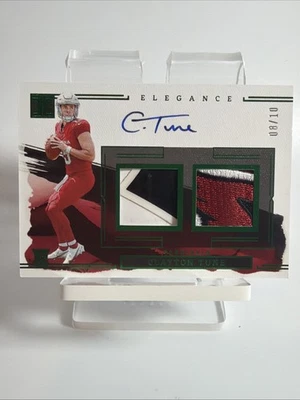 2023 Clayton Tune Impeccable Rookie Elegance Autograph Logo Patch RC 01/10 🔥🔥 - Image 1 of 2