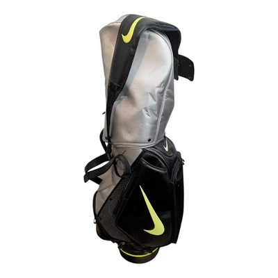 Bolsa de personal de golf Nike Vapor RZN 6 vías divisor negro/plateado/verde cubierta correas Foto 1 de 4