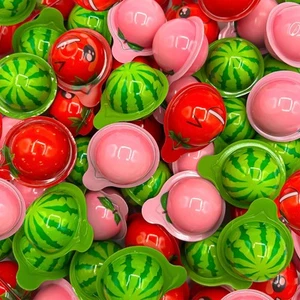 Fruit Gummy Balls Mix - 19 Ounce Jar (30 Count) - Jelly Filled Gummies - Picture 1 of 6