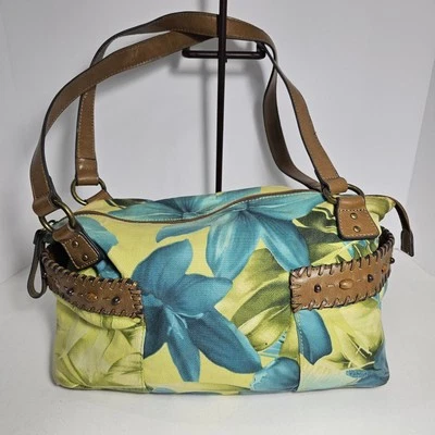 Relic by Fossil Vintage Hawaiian Print Purse Bag Tropical Spring Summer - Image 1 of 4