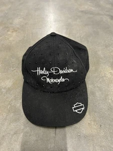 Harley-Davidson Motorrad Bling Logo Mütze Cap - Damen Verstellbar Einheitsgröße - Bild 1 von 5