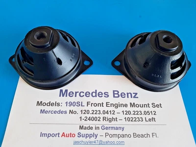 Mercedes Benz 190SL Left & Right Front Motor Mount Set - Image 1 of 4