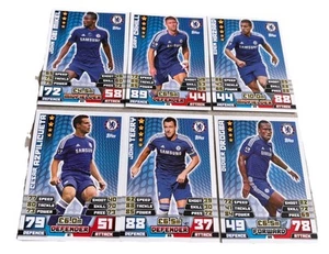 Topps Match Attax 2014/15 Chelsea Base Card Bundle X6 Cards - Picture 1 of 2