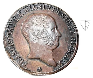 Napoli-Due Sicilie (Francesco I di Borbone) da 10 Tornesi 1825 - Picture 1 of 10