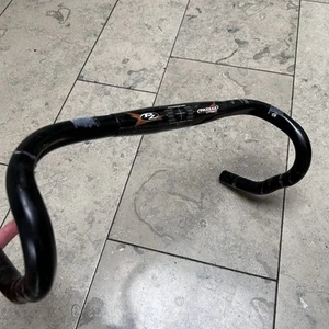 Pazzaz Carbon Fiber Drop Handle Bars Road Bike Black 420mm Wide 31.8mm Diameter - Picture 1 of 6