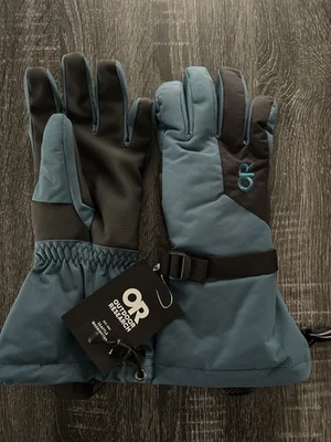 Outdoor Research Women's Medium Adrenaline 3 in 1 Gloves Winter Harbor Blue - Image 1 of 4