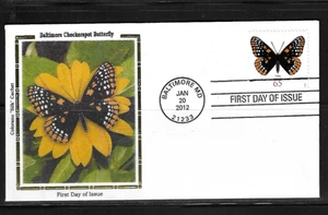 USA SC # 4603 Baltimore Checkerspot Butterfly FDC . Colorano Silk Cachet - Picture 1 of 1