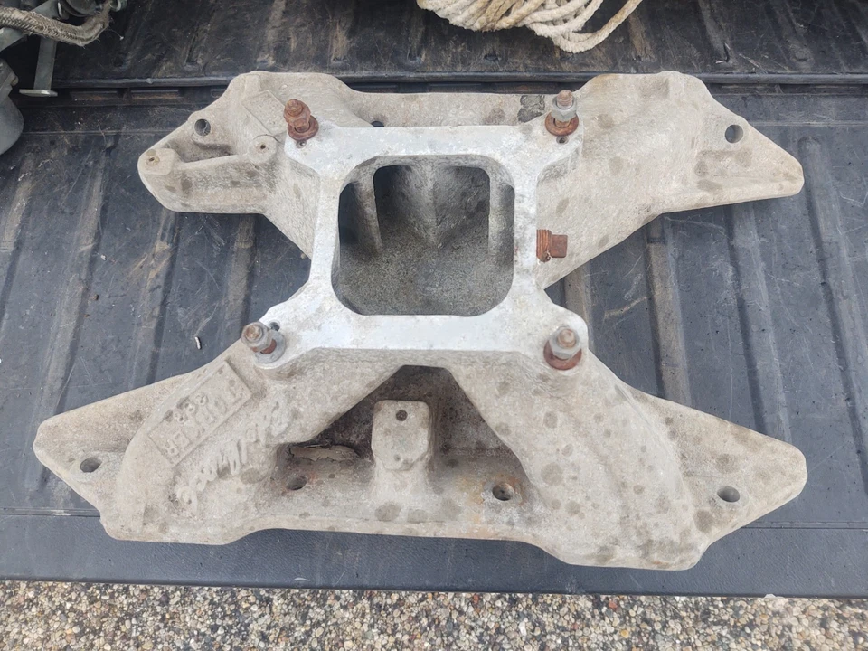 Cargador Mopar Dodge Plymouth Edelbrock Torker admisión de aluminio 383 400 Cuda RR Foto 1 de 2