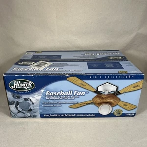 Hunter Baseball 44" Ceiling Fan Light Reversible Blades Motor 84994 New Sealed - Picture 1 of 11