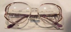 Vintage ELAN 9243 Purple 55/16 Plastic Eyeglass Frame New Old Stock  #348 - Picture 1 of 7