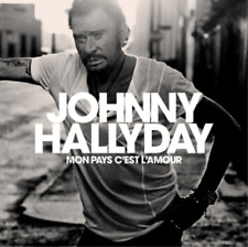 Johnny Hallyday Mon Pays Ç'est L'Amour (CD) Collector's  with Book