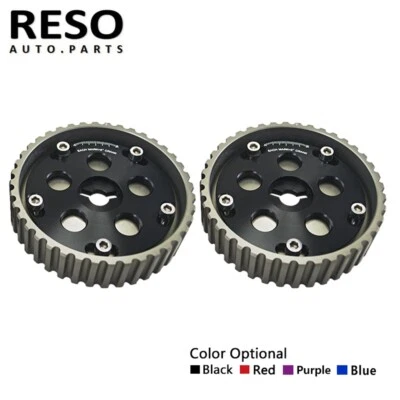 Kit de engranajes de leva ajustable de 2 piezas para Suzuki Swift GTI GTS G13B cámara negra 1986-1999 Foto 1 de 4