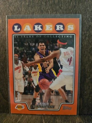 2008-09 Topps Orange Border/1199 Luke Walton #144 Lakers Foto 1 de 2