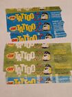 OK TATTOO 2pcs chewing gum wrappers bubble inserts