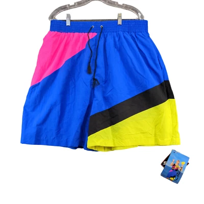 Женские шорты Catalina синие размер 2X нейлон цветные винтажные США с бирками - Изображение 1 из 4