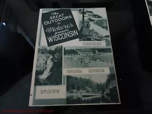 DIE GROSSE AUSSEN IN BILDERN PRÄSENTIERT WISCONSIN TOURISMUS REISEBROSCHÜRE 1930ER JAHRE - Bild 1 von 2