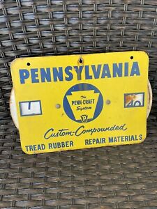 vintage original Pennsylvania Tires time change sign