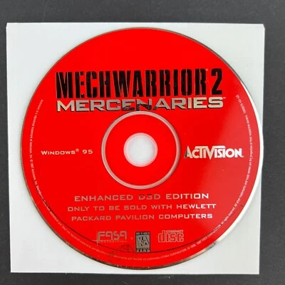 Mechwarrior 2 Mercenaries PC CD Win95/Dos Disc ONLY - Image 1 of 2