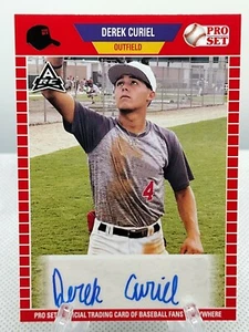 Derek Curiel Auto RC 2021 Leaf Pro Set Baseball LSU (1st Prospect Autograph)  - Picture 1 of 2