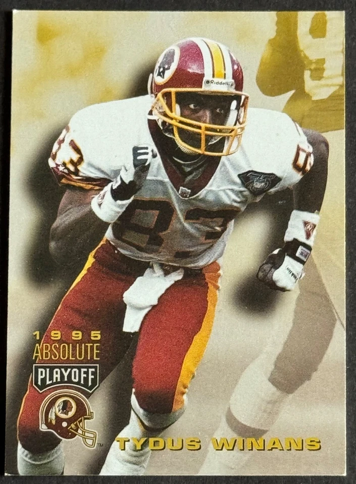 1995 Playoff Absolute #159 Tydus Winans   Washington Redskins - Image 1 of 2