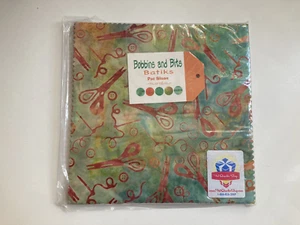 Bobbins and Bits Batik Pat Sloan Quilten Stoff Schicht Kuchen 10" Quadrate, 40 Stck. - Bild 1 von 1